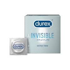 DUREX - Invisible Extra Thin 3 Condoms