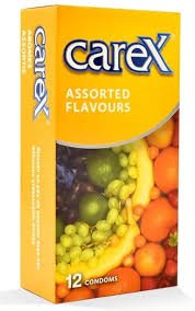Carex- Assorted Flavour 12 Condomes
